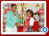 Eleu. District Superintendent Mrs. Helen Simmons-Johnson with Natasha Joseph of the NEHS Class of 2016 -490A3422