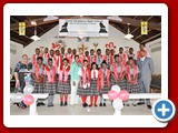 NEHS Class of 2016 standing with Eleu. District Superintendent Mrs. Helen Simmon-Johnson in the middle, Principal Michael Culmer on the far right and their guest speaker Ms. Rayette McDonald on the far left -490A3467b