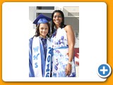 All Smiles- Salutatorian of the WHS Class of 2016, Brittany Ingraham, with her mother after the ceremony- 490A3340 (2)